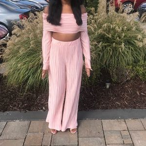 Match Two Piece Pant & Crop Set